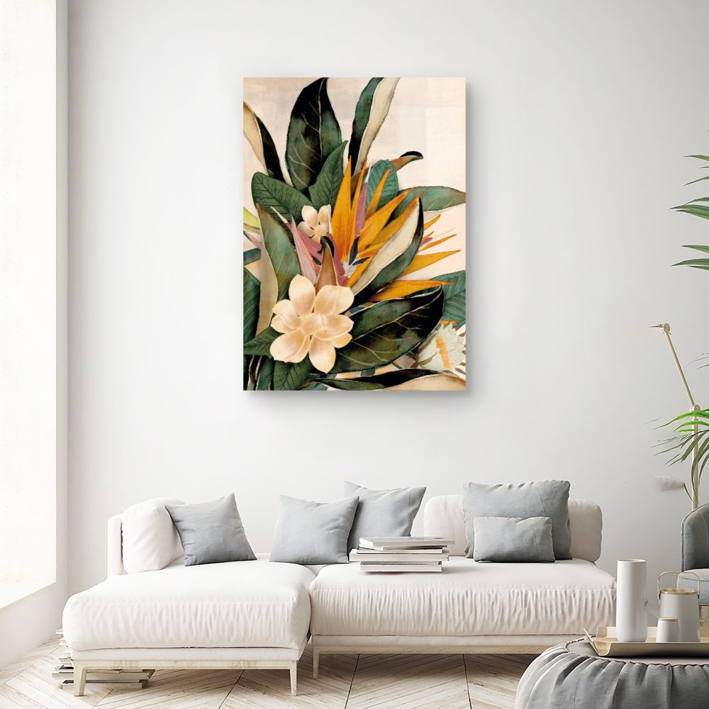 Tableau Fleurs tropicales exotiques