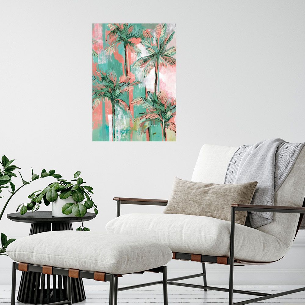 Affiche Palmiers tropicaux