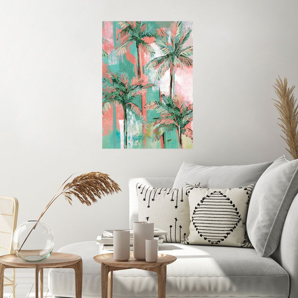 Affiche Palmiers tropicaux