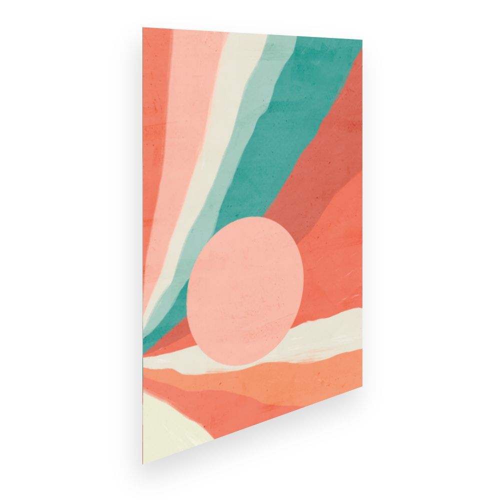 Affiche Horizon coloré