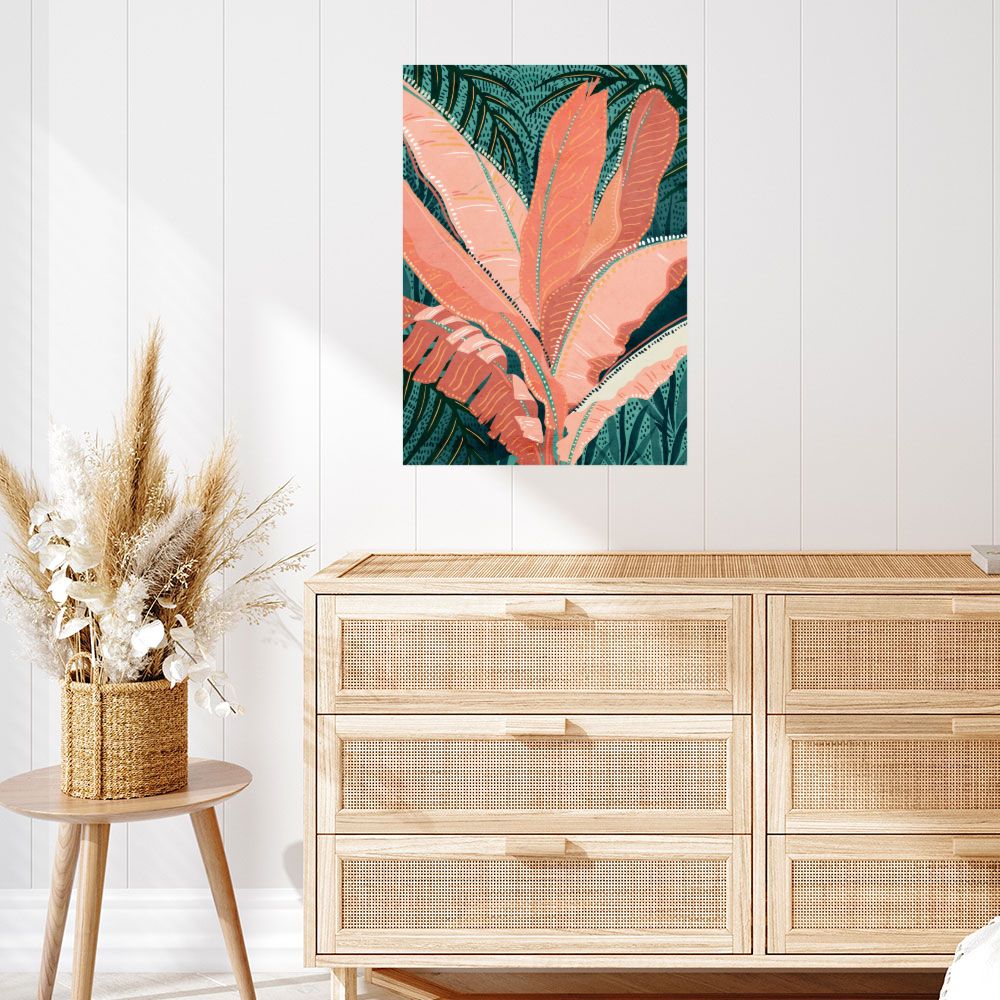 Affiche Feuillage exotique