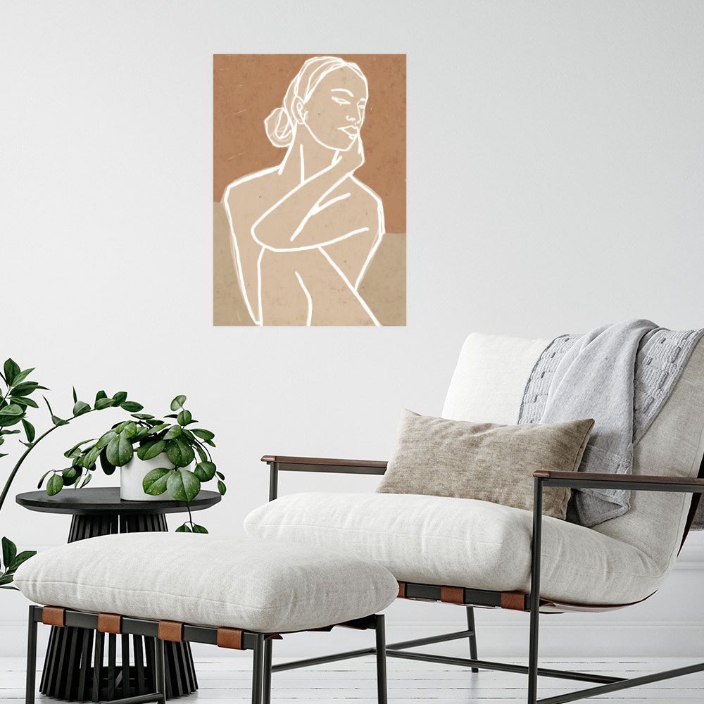 Affiche Silhouette féminine élégante