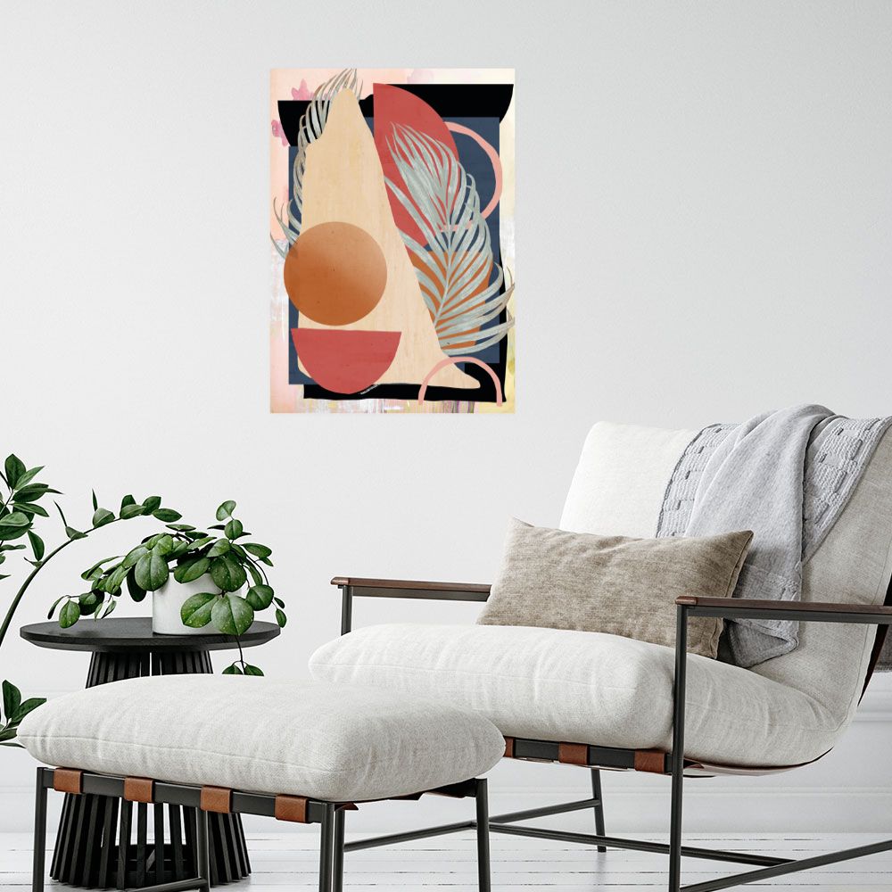 Affiche Feuilles abstraites