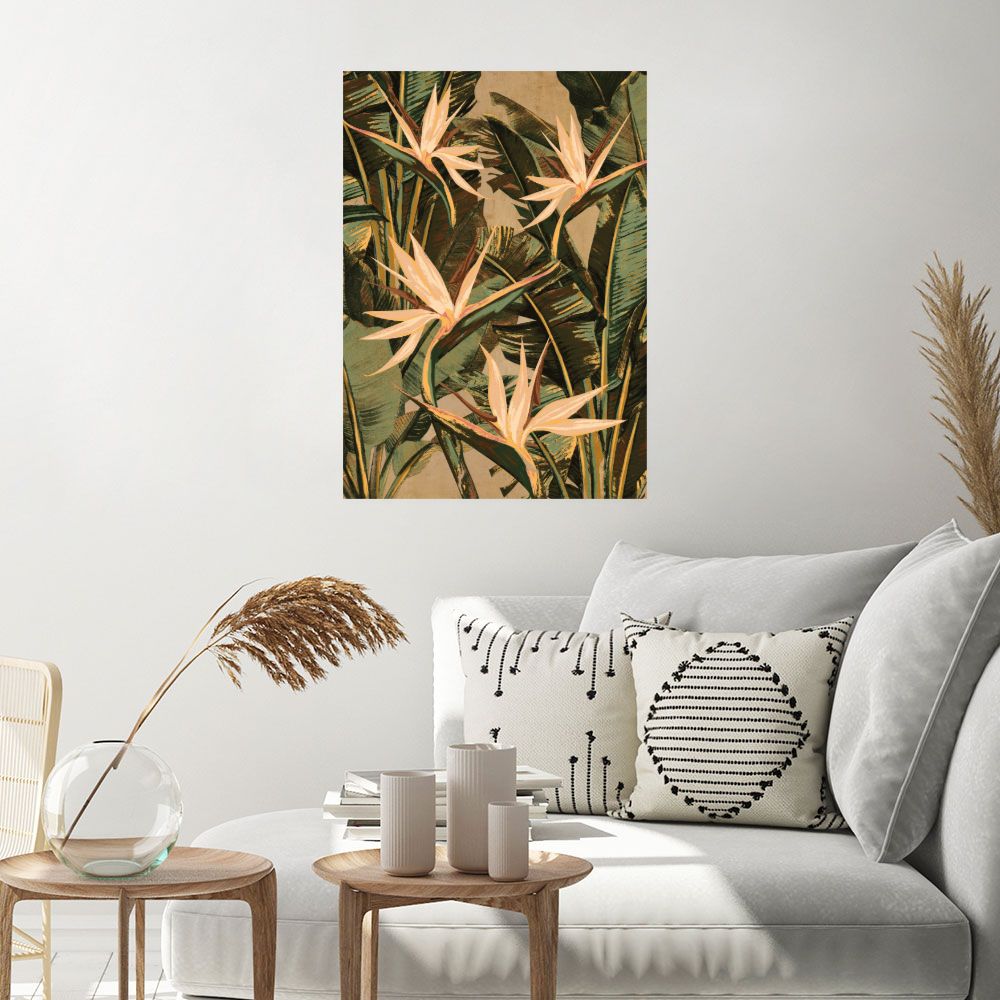 Affiche Fleurs exotiques vibrantes