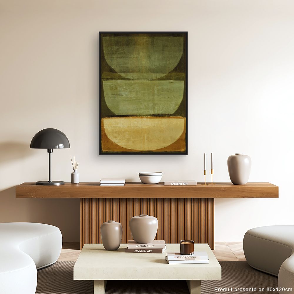 Tableau Empilement abstrait