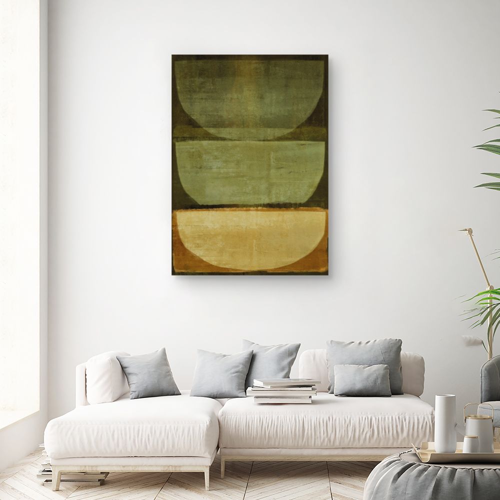 Tableau Empilement abstrait