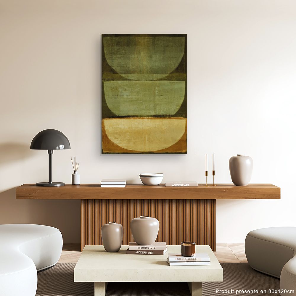 Tableau Empilement abstrait