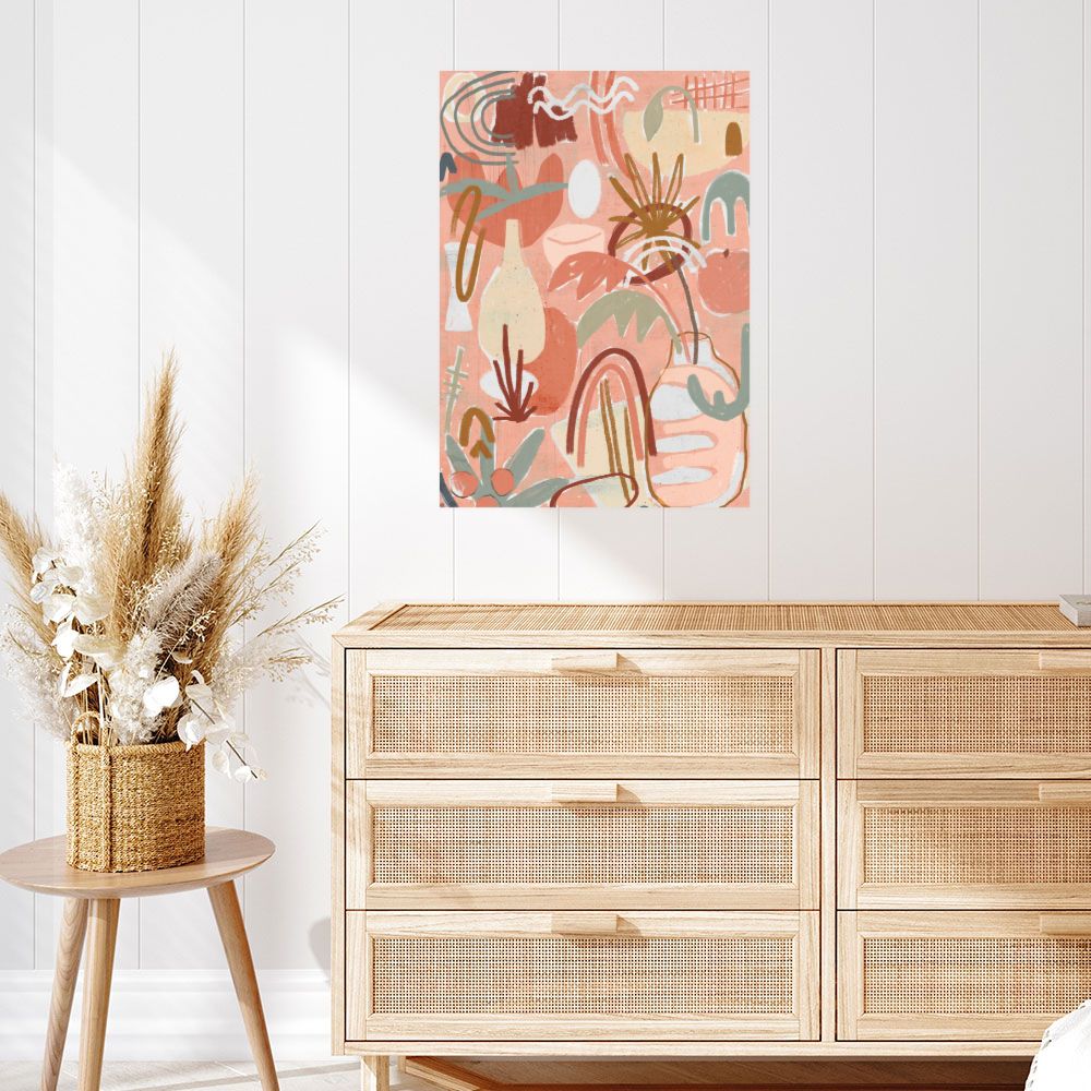 Affiche Abstrait vibrant