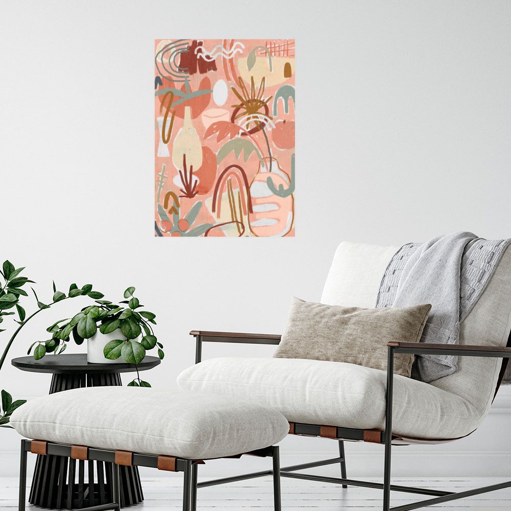 Affiche Abstrait vibrant