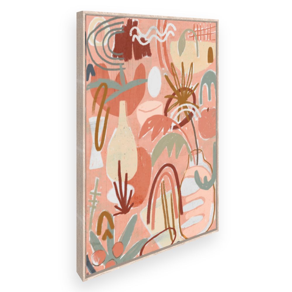 Toile Abstrait pastel charmant