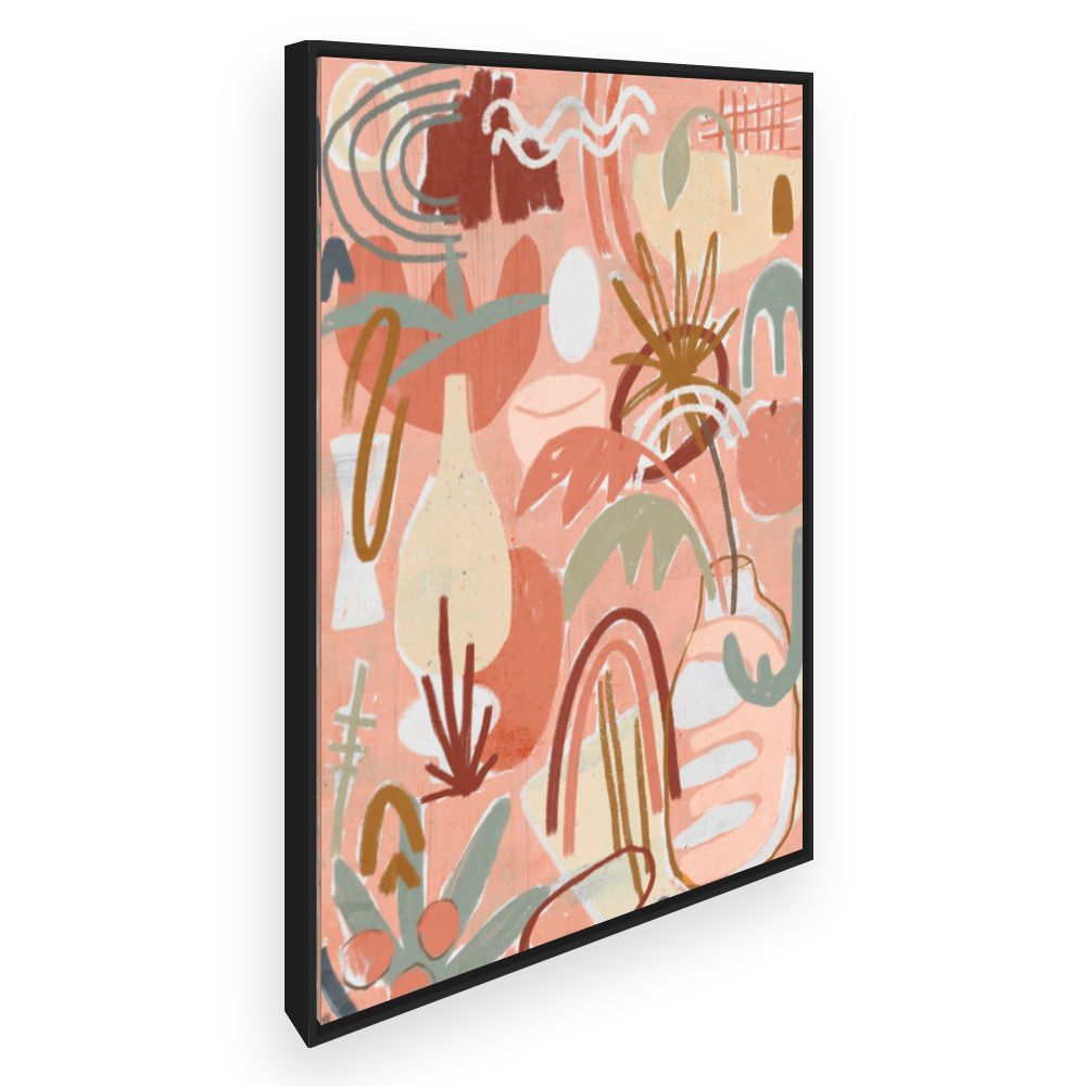 Toile Abstrait pastel charmant