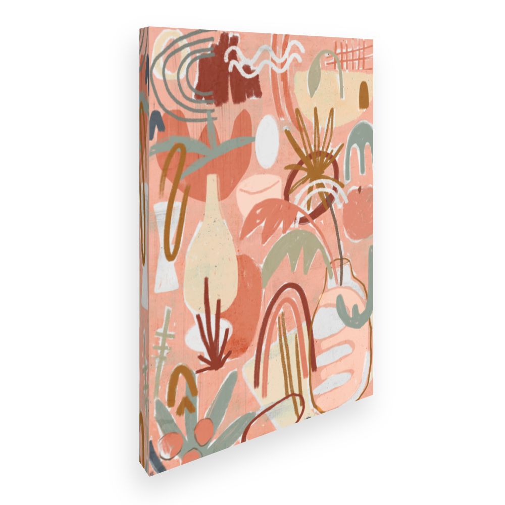 Toile Abstrait pastel charmant