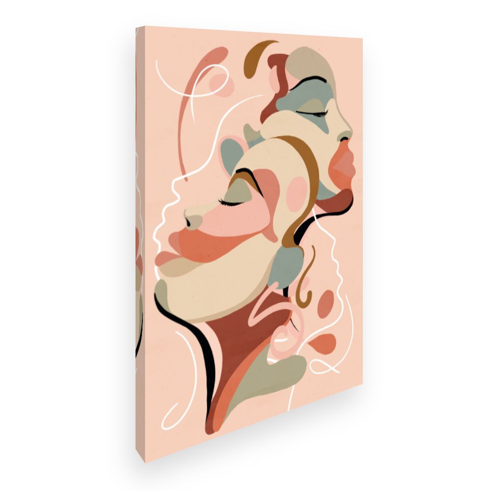 Toile Visages artistiques