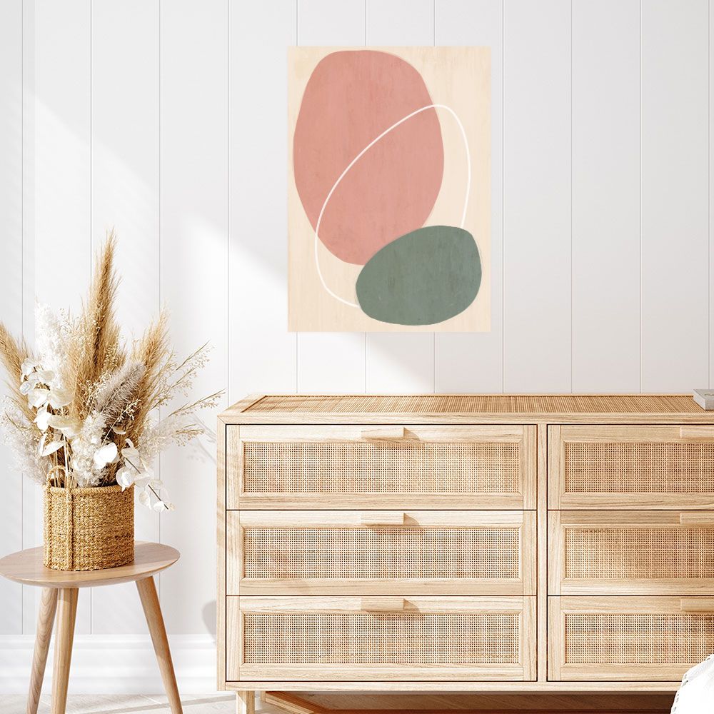 Affiche Formes douces modernes