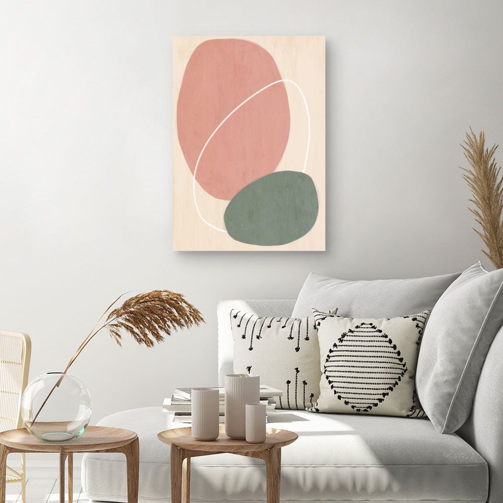 Tableau Formes abstraites douces