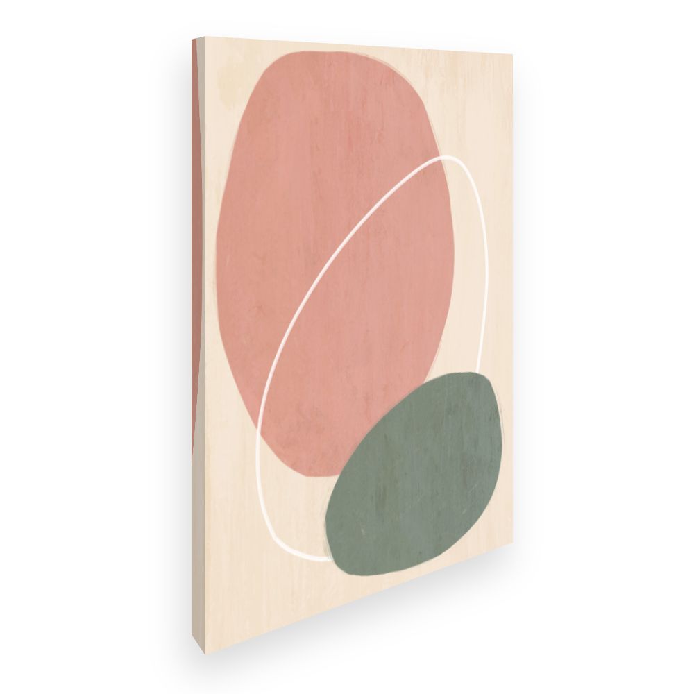 Toile Formes abstraites douces