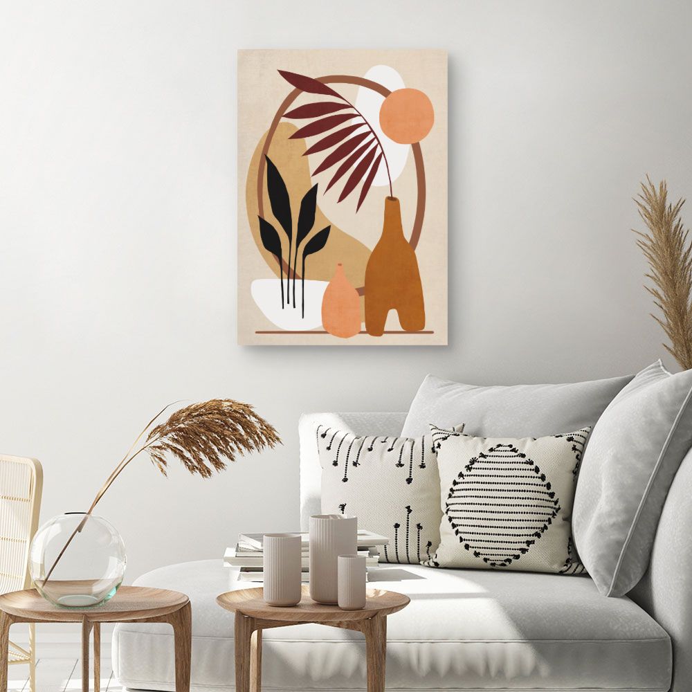 Tableau Formes abstraites naturelles
