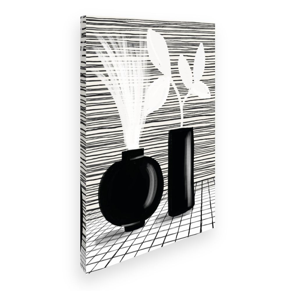 Toile Vases élégants