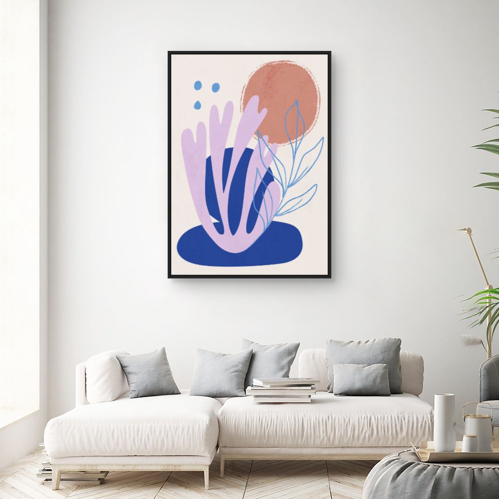 Tableau Formes abstraites naturelles