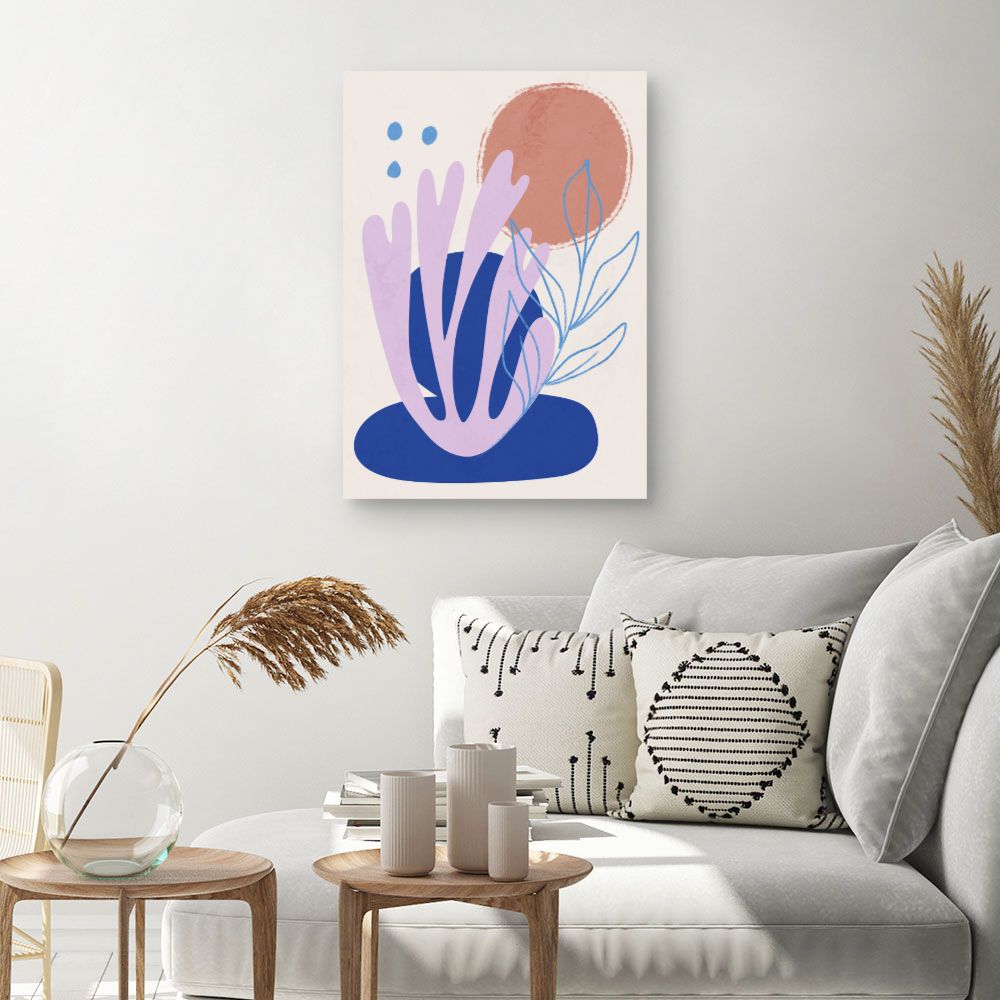 Tableau Formes abstraites naturelles