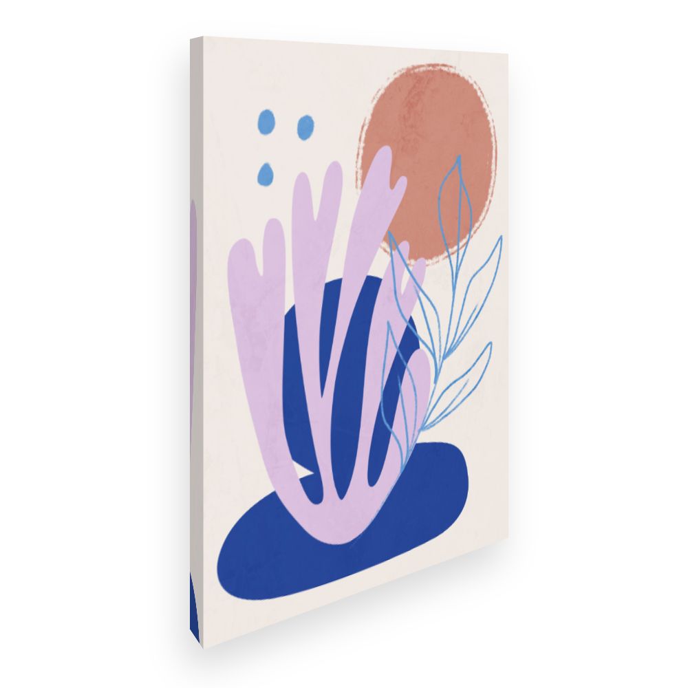 Toile Formes abstraites naturelles