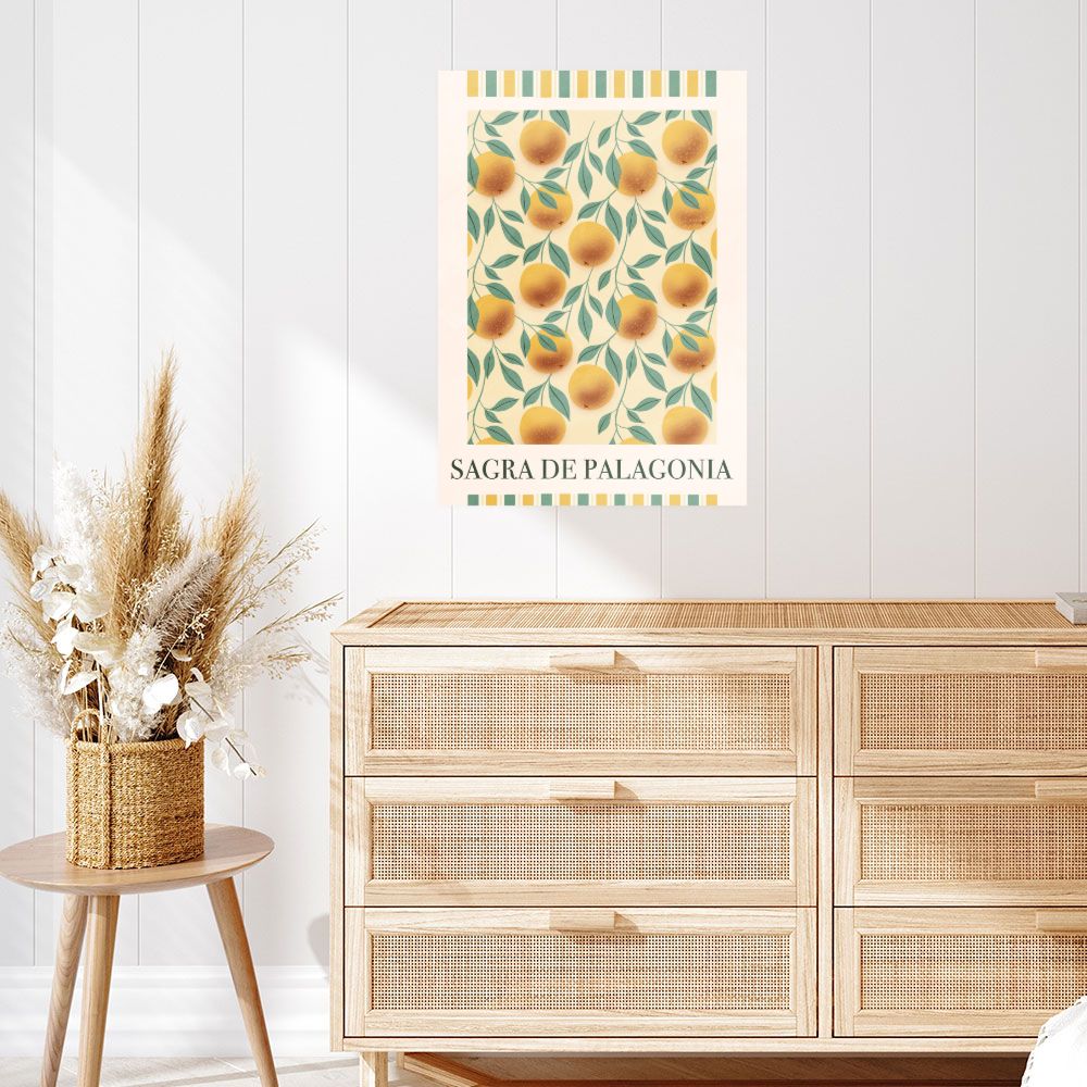 Affiche Oranges juteuses