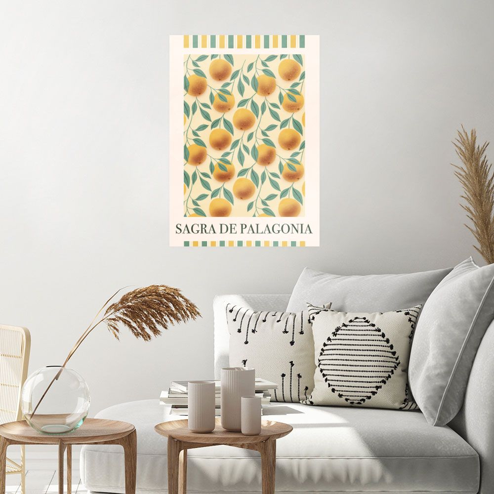 Affiche Oranges juteuses
