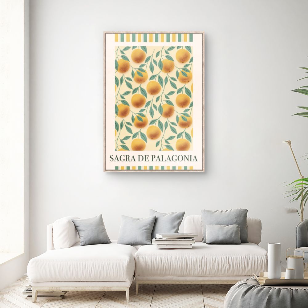 Tableau Fruits et feuilles