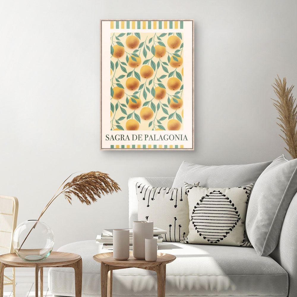 Tableau Fruits et feuilles