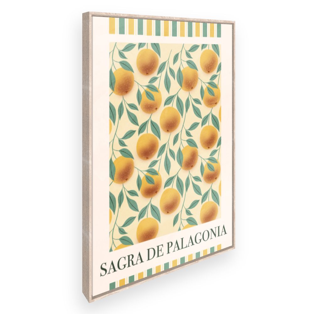 Toile Fruits et feuilles