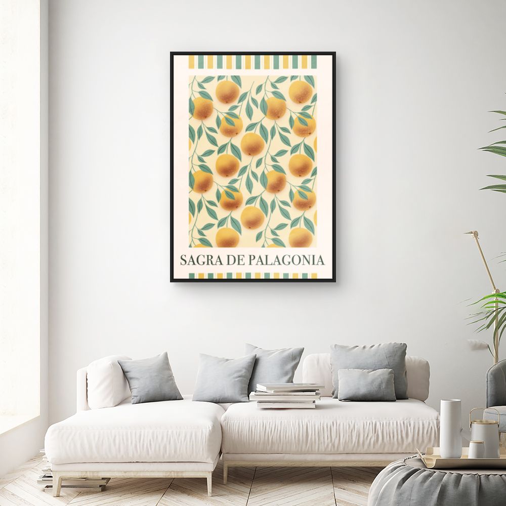 Tableau Fruits et feuilles