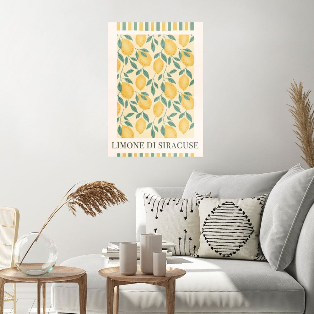 Affiche Citrons en cascade