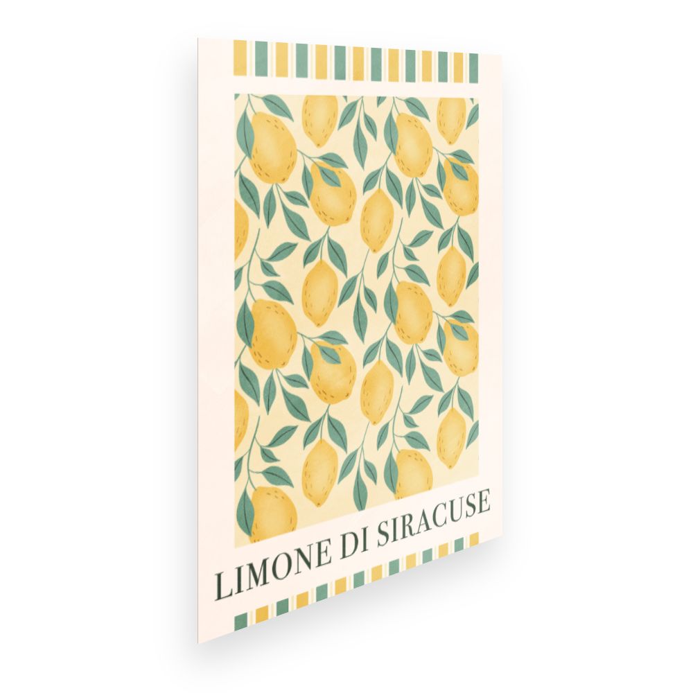 Affiche Citrons en cascade