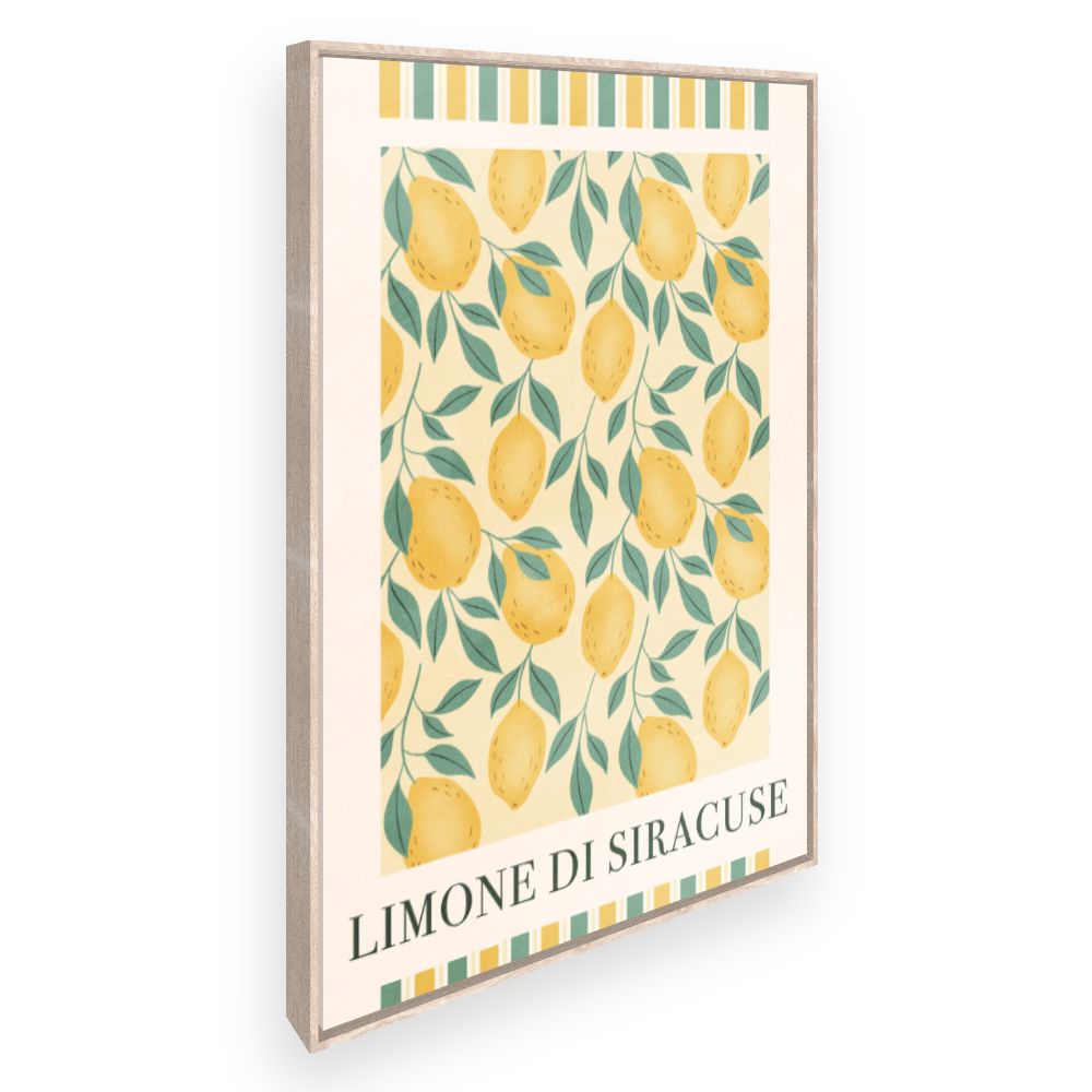 Toile Citrons graphiques