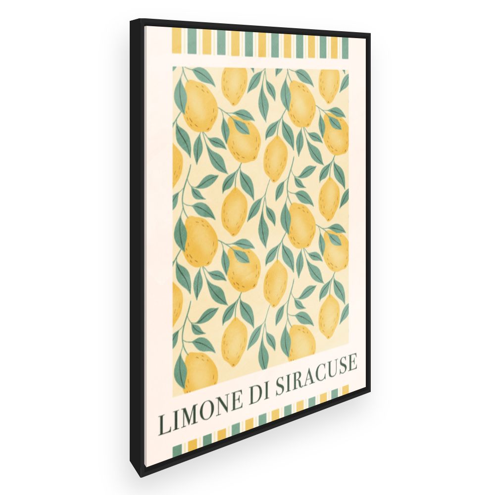 Toile Citrons graphiques