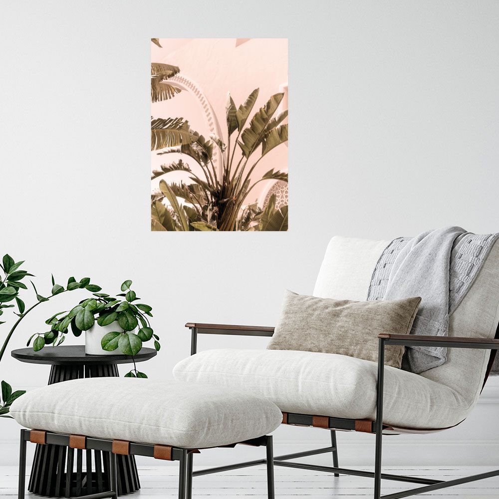 Affiche Feuilles tropicales élégantes