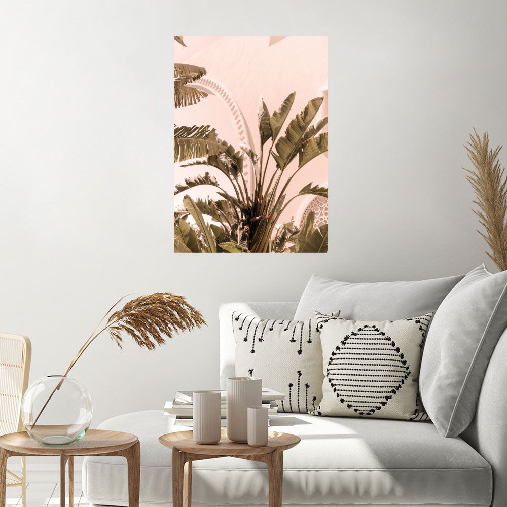 Affiche Feuilles tropicales élégantes