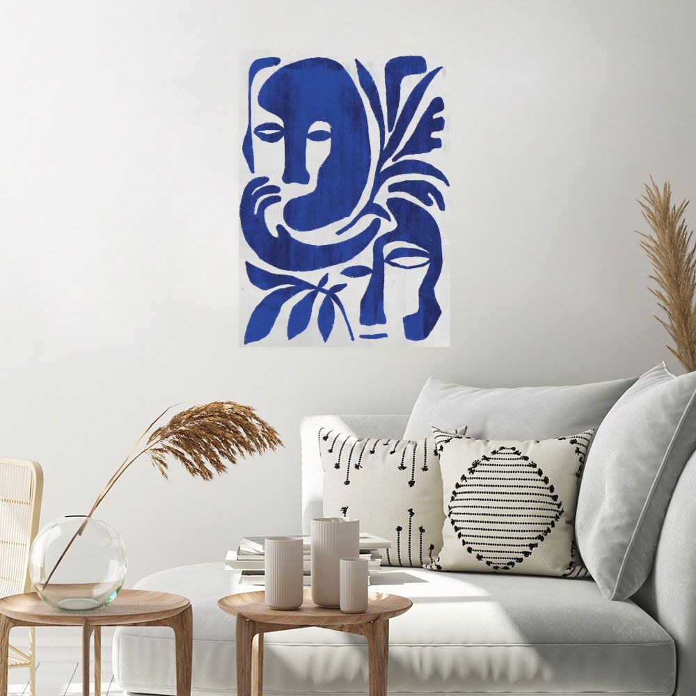 Affiche Visage artistique florissant