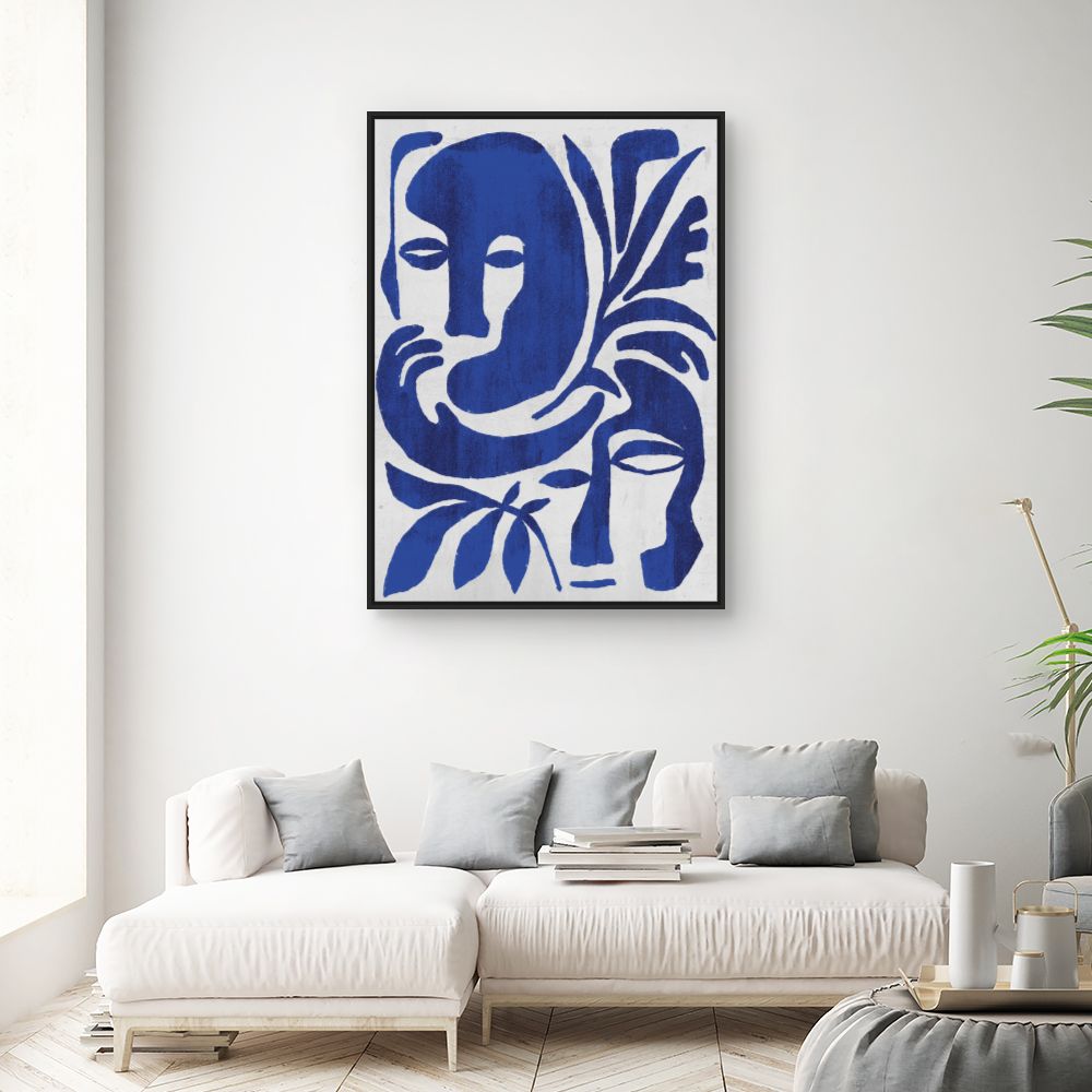 Tableau Visages enchevêtrés