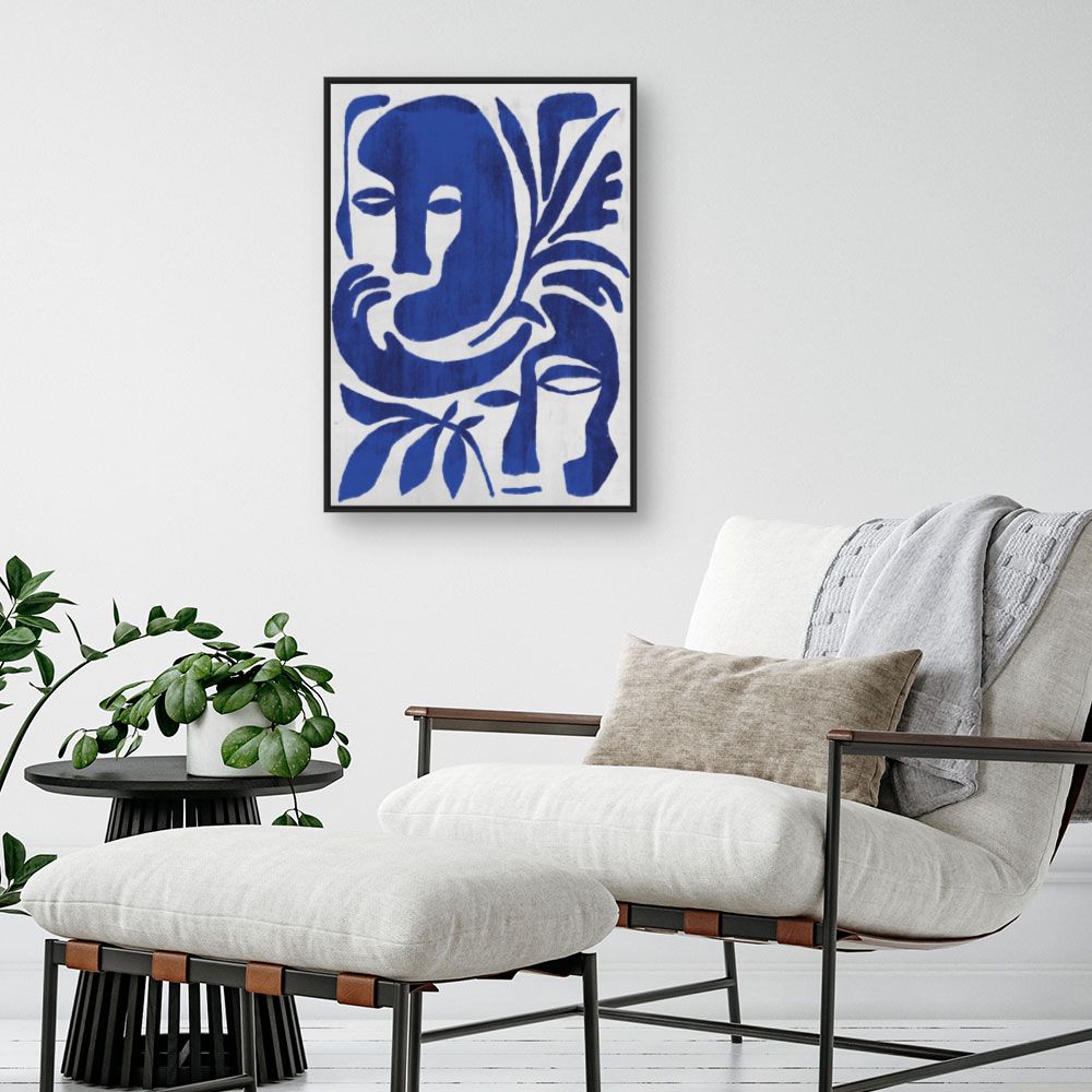 Tableau Visages enchevêtrés