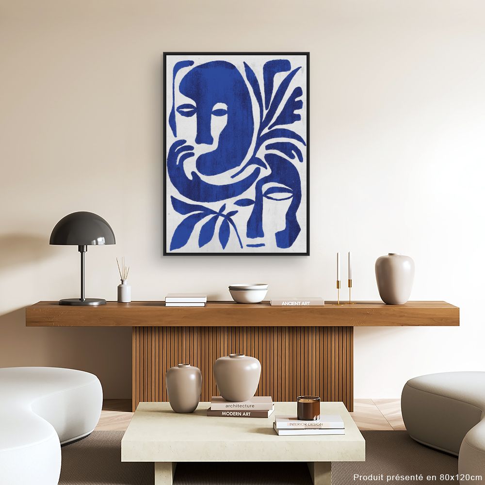 Tableau Visages enchevêtrés