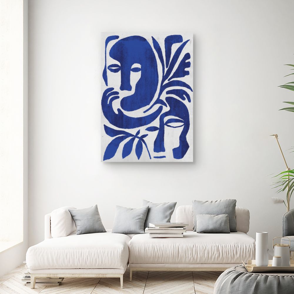 Tableau Visages enchevêtrés