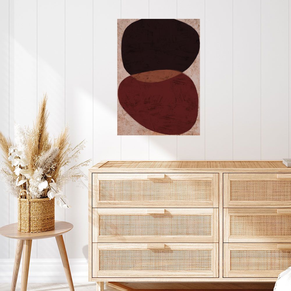 Affiche Formes organiques élégantes