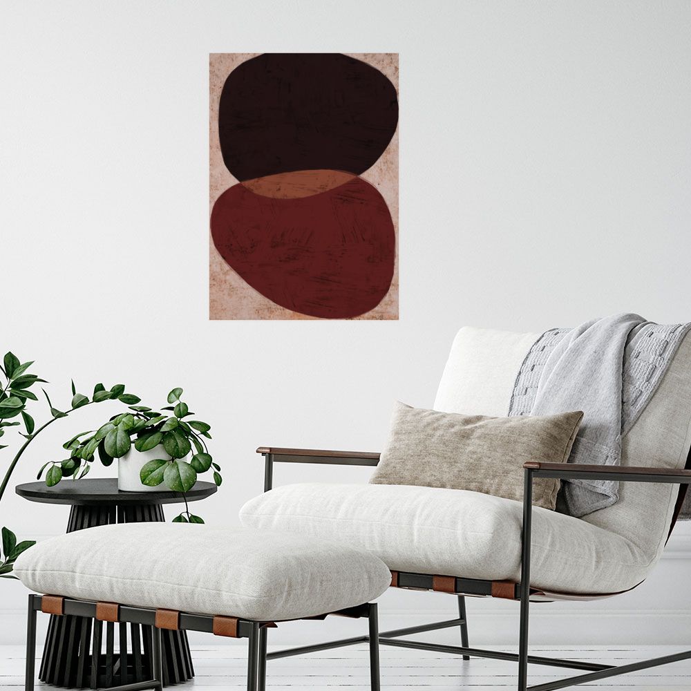 Affiche Formes organiques élégantes