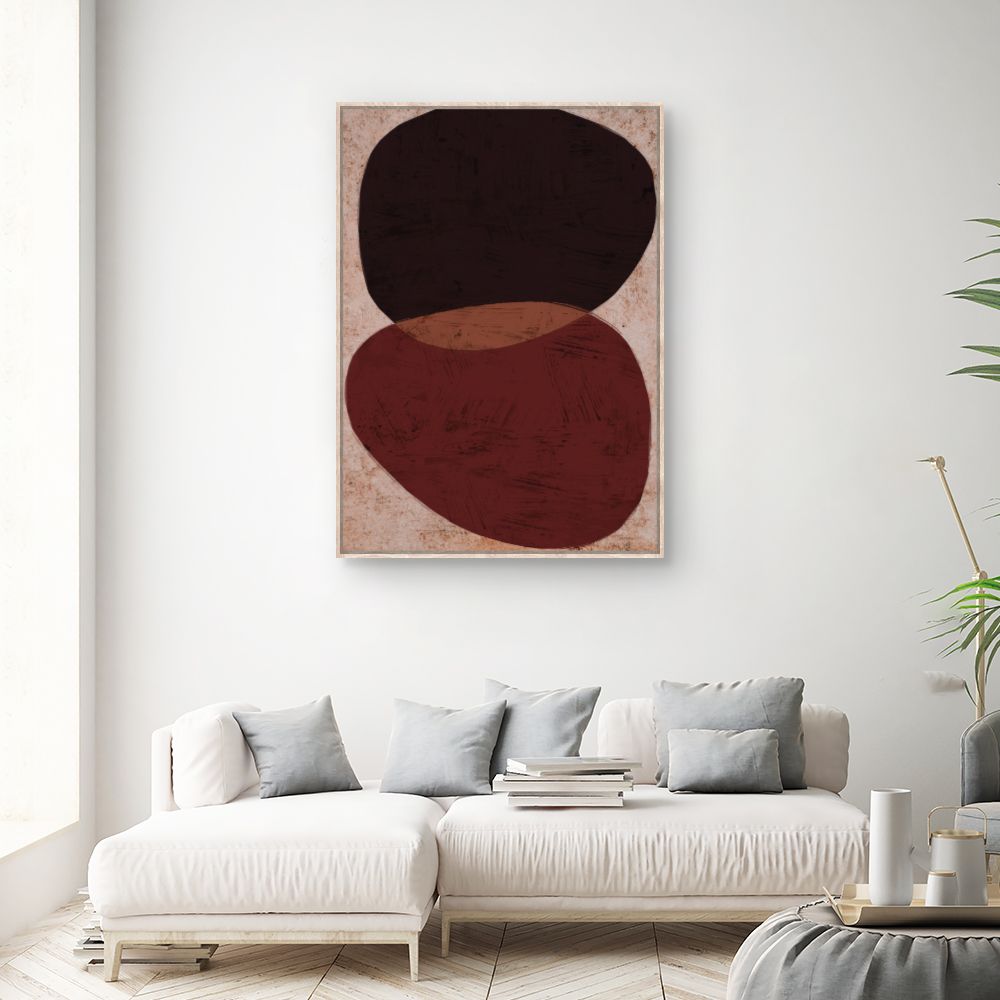 Tableau Formes abstraites superposées