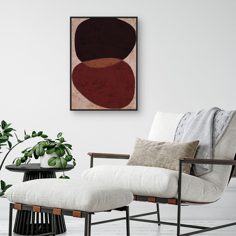 Tableau Formes abstraites superposées