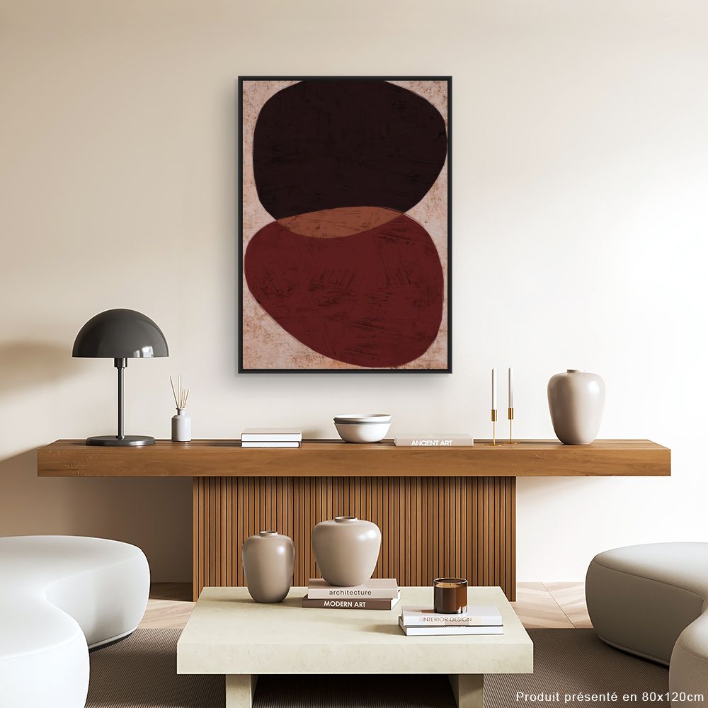 Tableau Formes abstraites superposées