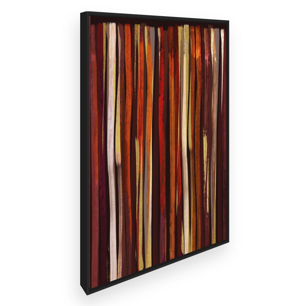 Toile Lignes verticales éclatantes