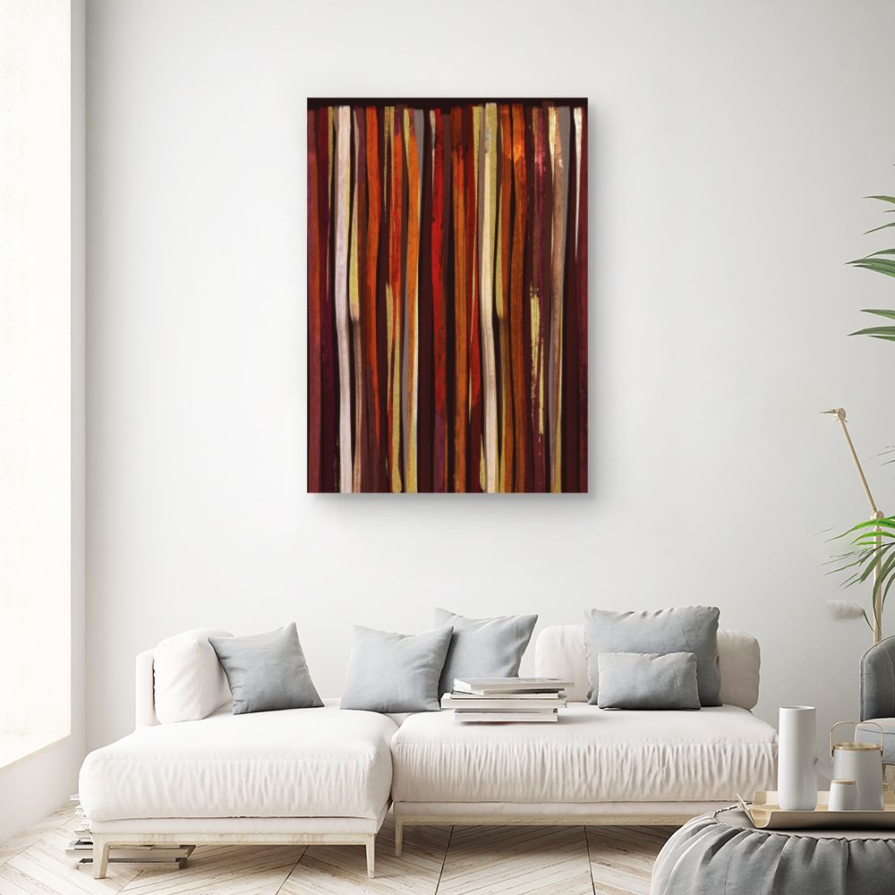 Tableau Lignes verticales éclatantes