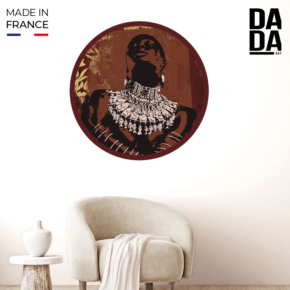 Papier peint rond "Design audacieux"